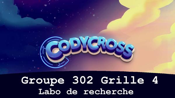 Solution Codycross Labo De Recherche Groupe 302 Grille 4 Labo de recherche Groupe 302 Grille 4