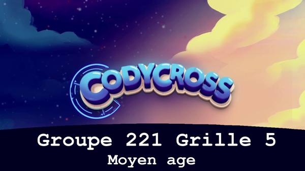 Solution Codycross Moyen Age Groupe 221 Grille 5 Moyen age Groupe 221 Grille 5