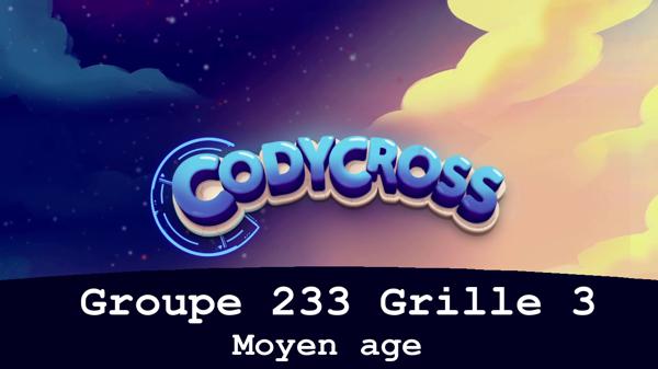 Moyen age Groupe 233 Grille 3