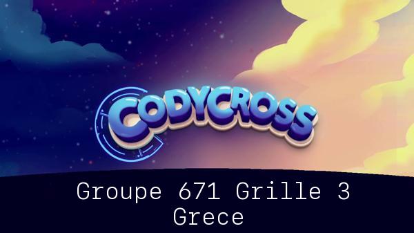 Grece Groupe 671 Grille 3