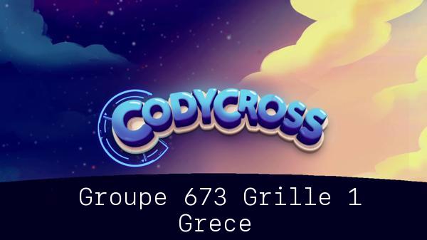 Solution Codycross Grece Groupe 673 Grille 1 Grece Groupe 673 Grille 1