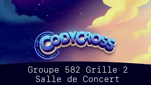 Solution Codycross Salle De Concert Groupe 582 Grille 2 Salle de Concert Groupe 582 Grille 2