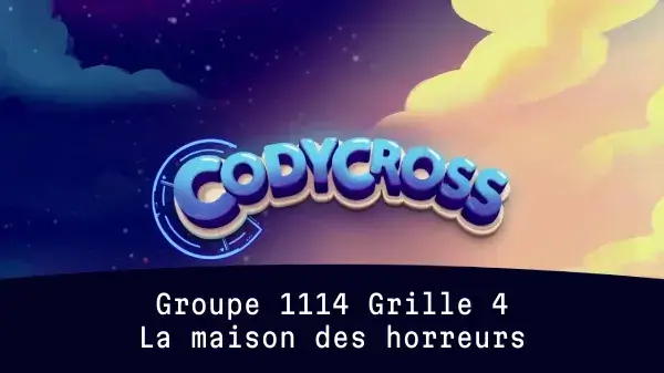 Solution La Maison Des Horreurs Groupe 1114 Grille 4 La maison des horreurs Groupe 1114 Grille 4
