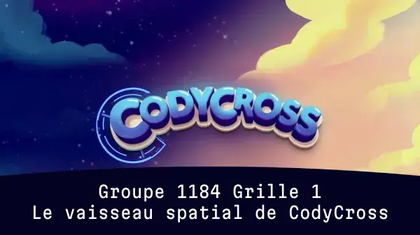 Le vaisseau spatial de CodyCross Groupe 1184 Grille 1