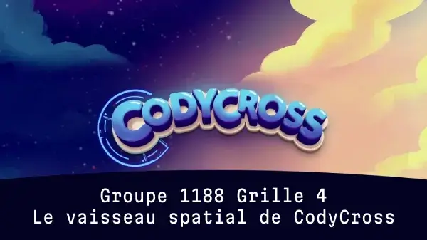 Le vaisseau spatial de CodyCross Groupe 1188 Grille 4
