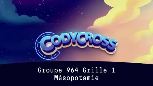 Solution Mesopotamie Groupe 964 Grille 1 Mésopotamie Groupe 964 Grille 1
