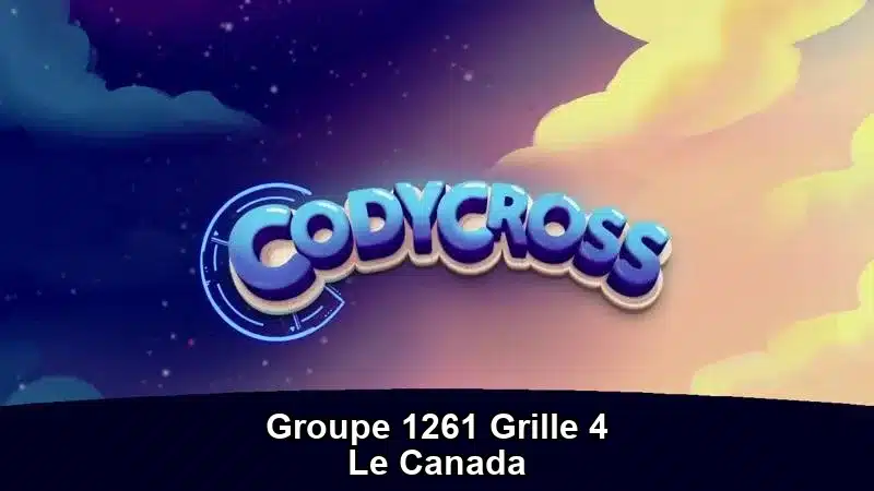 Solution Le Canada Groupe 1261 Grille 4 Le Canada Groupe 1261 Grille 4