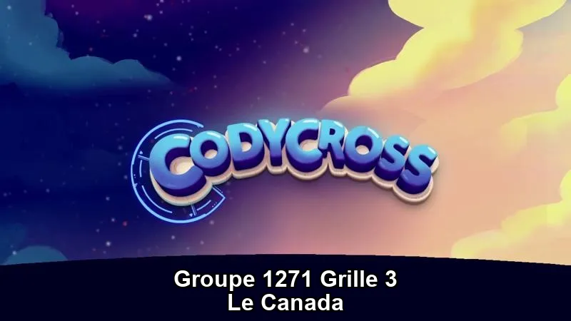 Solution Le Canada Groupe 1271 Grille 3 Le Canada Groupe 1271 Grille 3