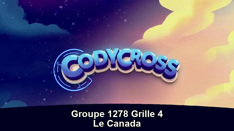 Solution Le Canada Groupe 1278 Grille 4 Le Canada Groupe 1278 Grille 4