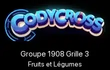 CodyCross Fruits et Légumes Groupe 1908 Grille 3