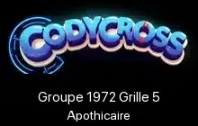 CodyCross Apothicaire Groupe 1972 Grille 5 CodyCross Apothicaire Groupe 1972 Grille 5